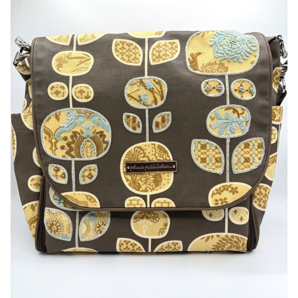 Petunia Pickle Bottom Boxy Backpack Diaper Bag Heirloom‎ 10yr Embroidered